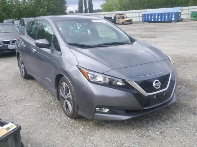 1N4AZ1CP0JC305562 - 2018 NISSAN LEAF S SILVER photo 1