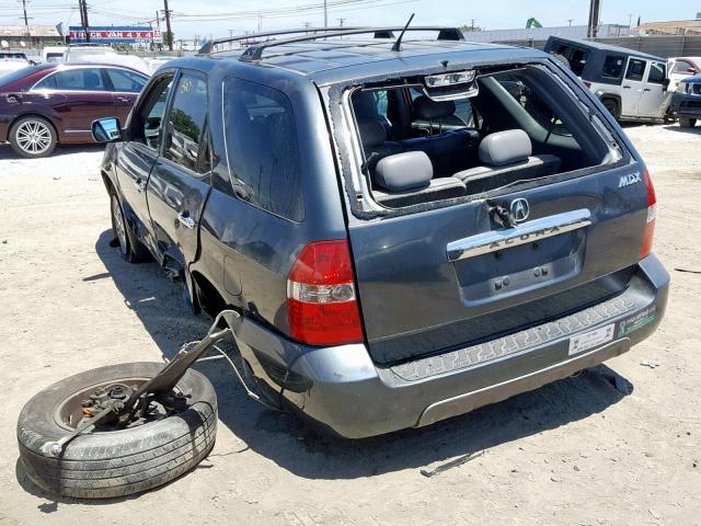 2HNYD18953H545444 - 2003 ACURA MDX TOURIN GRAY photo 3