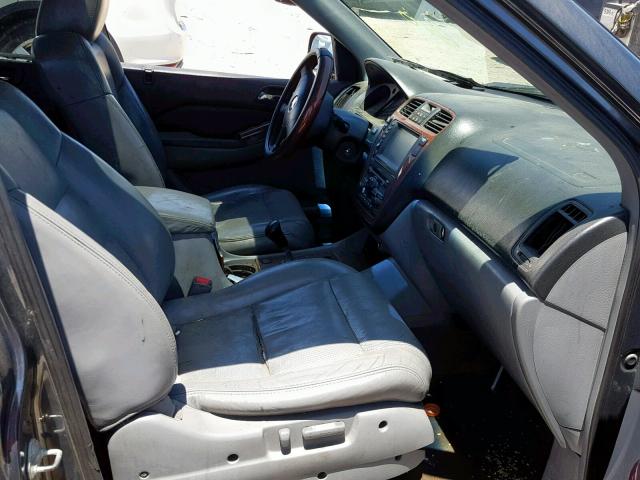 2HNYD18953H545444 - 2003 ACURA MDX TOURIN GRAY photo 5