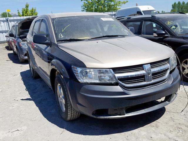 3D4GG47BX9T231449 - 2009 DODGE JOURNEY SE GOLD photo 1