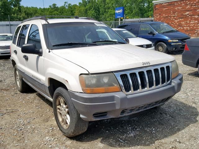 1J4GX48S41C646076 - 2001 JEEP GRAND CHER WHITE photo 1