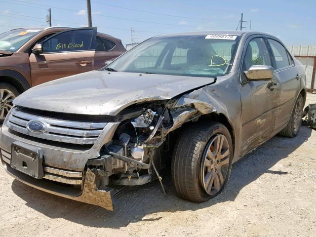 3FAHP08169R146255 - 2009 FORD FUSION SEL BROWN photo 2