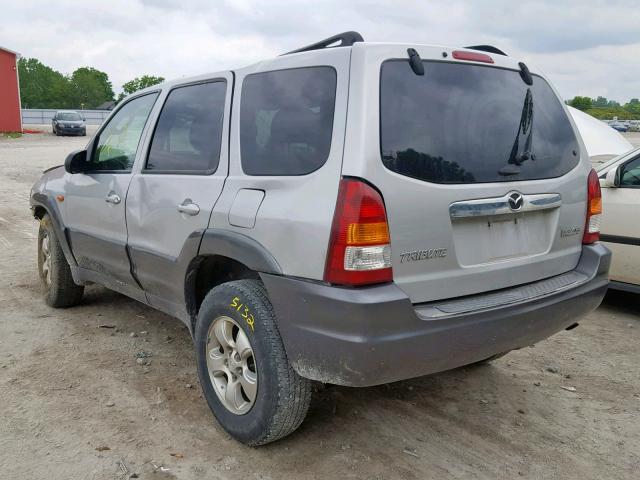 4F2CZ04183KM54110 - 2003 MAZDA TRIBUTE LX SILVER photo 3