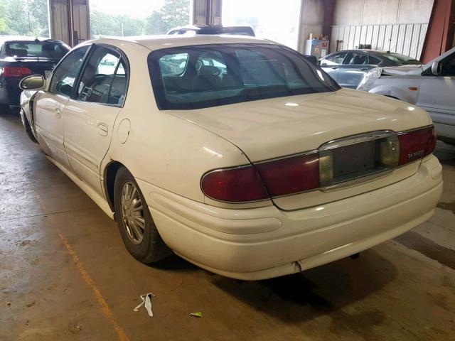 1G4HP52K444104415 - 2004 BUICK LESABRE CU WHITE photo 3