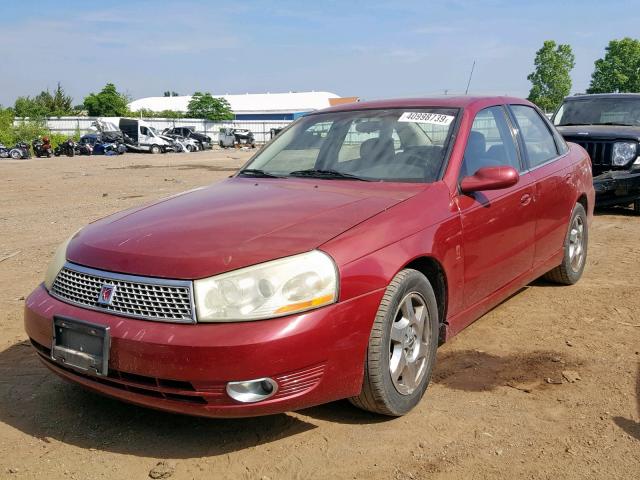 1G8JL54R74Y511241 - 2004 SATURN L300 LEVEL BURGUNDY photo 2