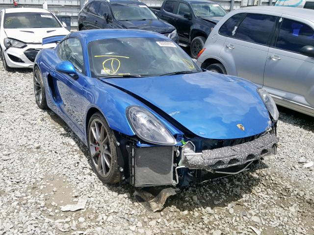 WP0AC2A86GK197542 - 2016 PORSCHE CAYMAN GT4 BLUE photo 1