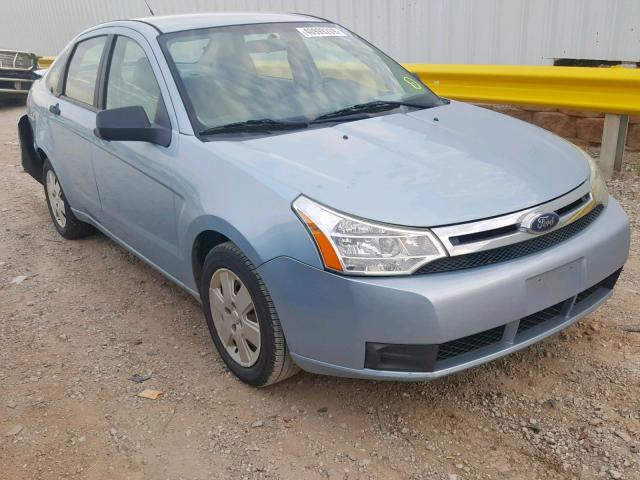 1FAHP34N28W145223 - 2008 FORD FOCUS S/SE BLUE photo 1