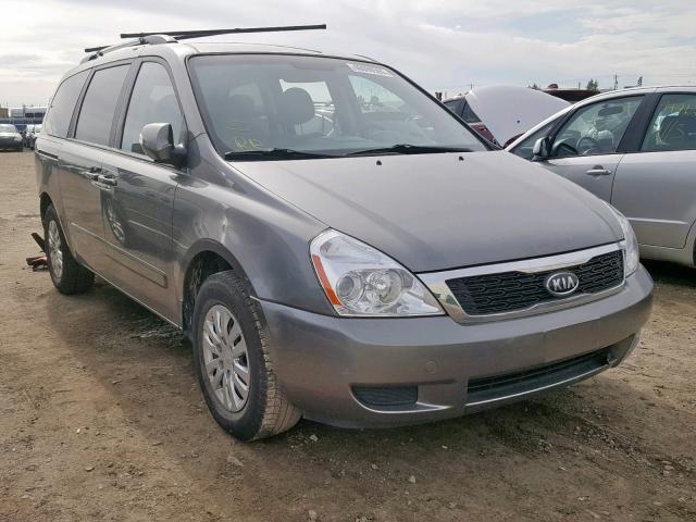 KNDMG4C7XB6409328 - 2011 KIA SEDONA LX GRAY photo 1