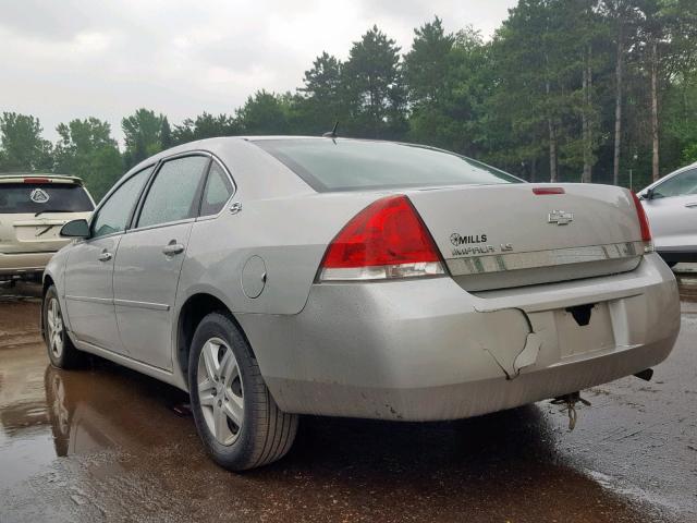 2G1WB58K169125068 - 2006 CHEVROLET IMPALA LS SILVER photo 3