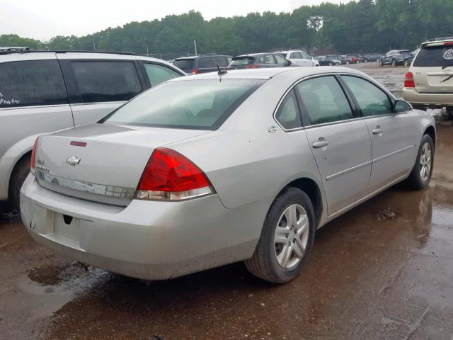 2G1WB58K169125068 - 2006 CHEVROLET IMPALA LS SILVER photo 4