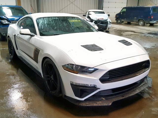 1FA6P8CFXJ5157307 - 2018 FORD MUSTANG GT WHITE photo 1