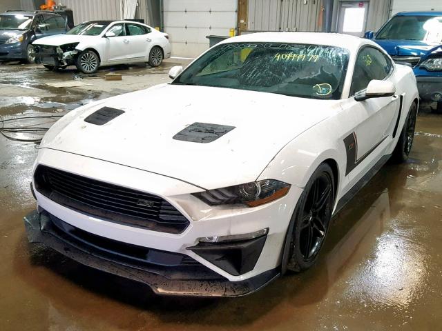 1FA6P8CFXJ5157307 - 2018 FORD MUSTANG GT WHITE photo 2