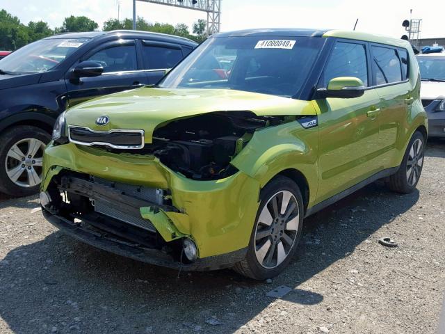 KNDJX3A52E7709555 - 2014 KIA SOUL ! Yaşıl foto 2