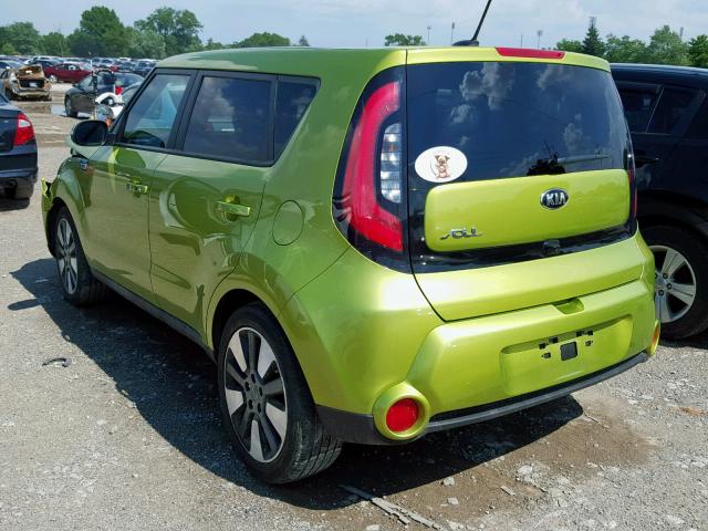 KNDJX3A52E7709555 - 2014 KIA SOUL ! Yaşıl foto 3