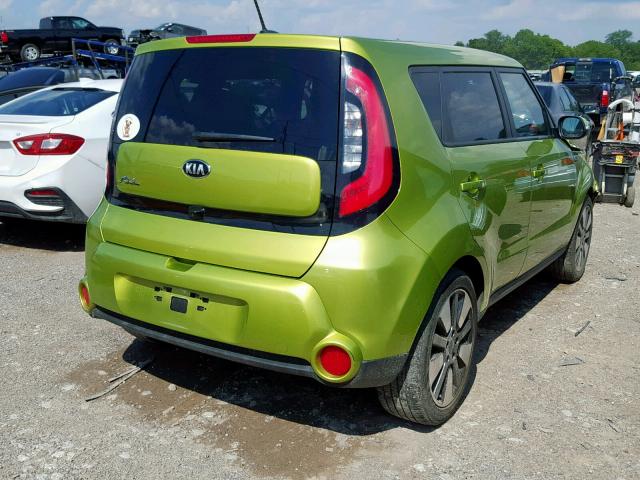 KNDJX3A52E7709555 - 2014 KIA SOUL ! Yaşıl foto 4