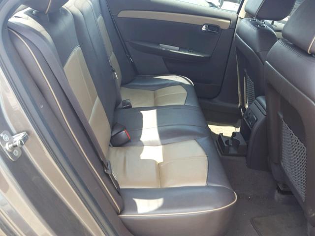 1G1ZE5E18BF308744 - 2011 CHEVROLET MALIBU LTZ ოქროსფერი ფოტო 6