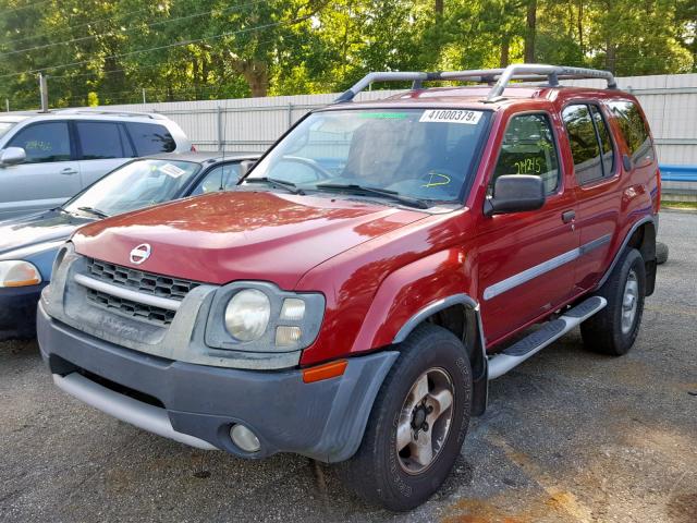 5N1ED28T12C581378 - 2002 NISSAN XTERRA XE MAROON photo 2