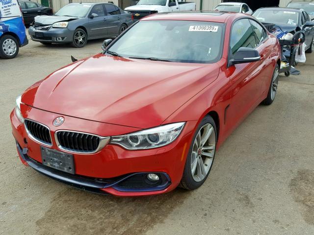 WBA3N5C51EK196624 - 2014 BMW 428 XI RED photo 2