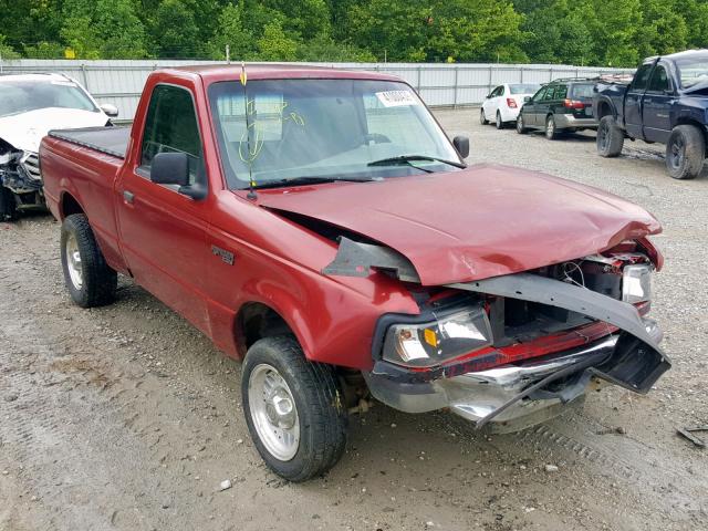 1FTCR10A5VUD06547 - 1997 FORD RANGER RED photo 1