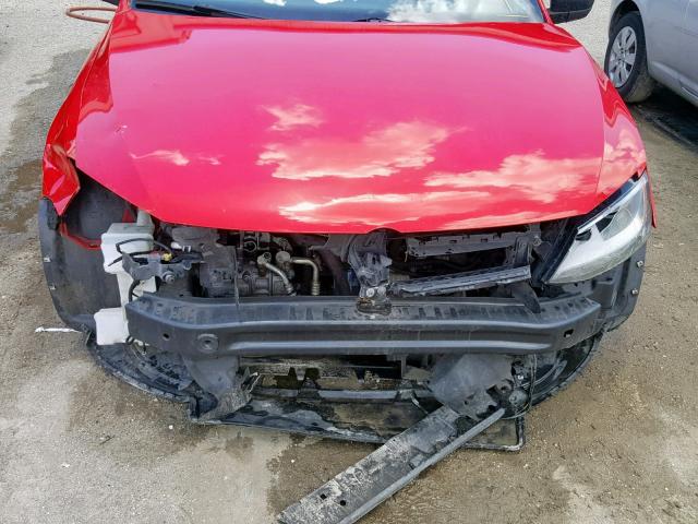 3VW2K7AJXCM366940 - 2012 VOLKSWAGEN JETTA BASE 红色 照片 9