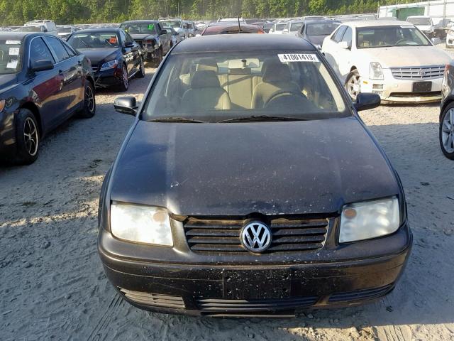 3VWRK69M62M120084 - 2002 VOLKSWAGEN JETTA GL BLACK photo 9