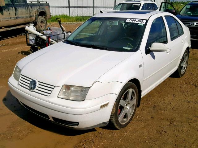 3VWSE69M52M155191 - 2002 VOLKSWAGEN JETTA GLS WHITE photo 2