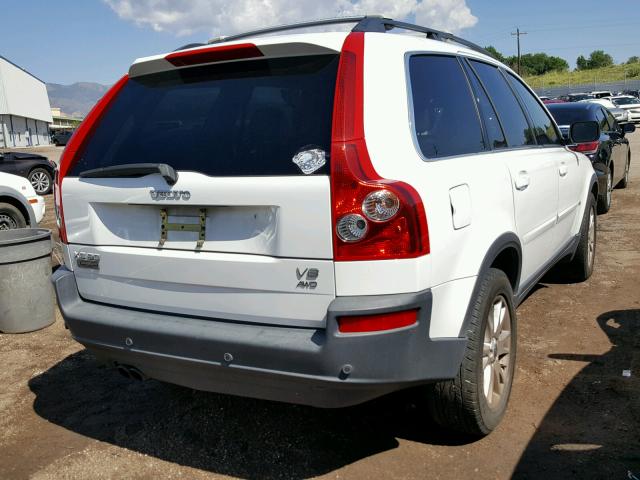 YV1CZ852651195576 - 2005 VOLVO XC90 V8 WHITE photo 4