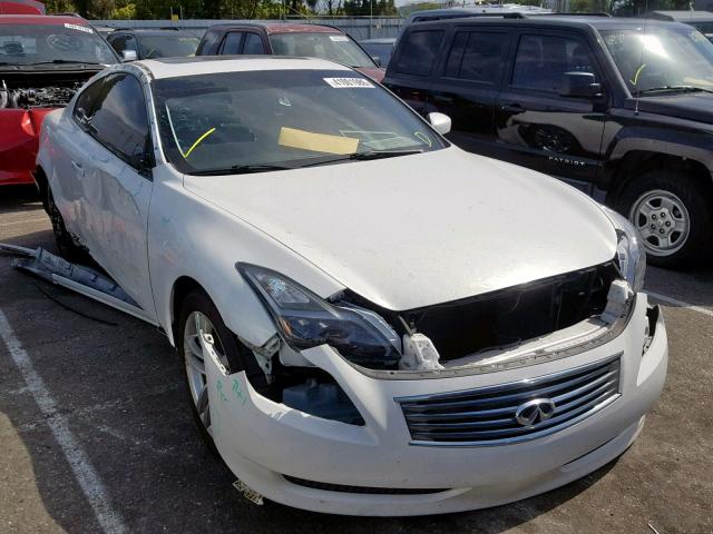 JNKCV64E79M606214 - 2009 INFINITI G37 BASE WHITE photo 1