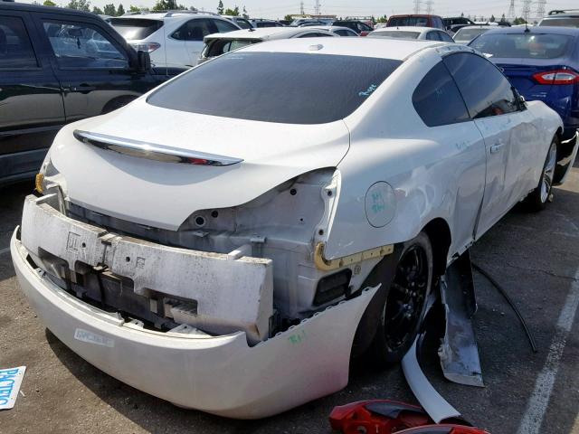 JNKCV64E79M606214 - 2009 INFINITI G37 BASE WHITE photo 4