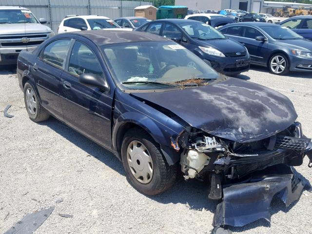 1B3EL36T74N134921 - 2004 DODGE STRATUS SE BLUE photo 1