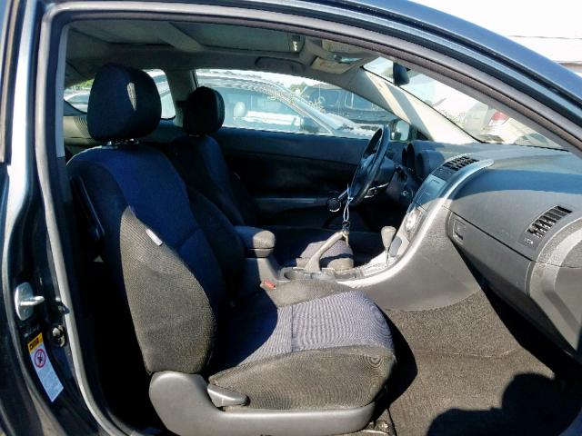 JTKDE167850017447 - 2005 TOYOTA SCION TC GRAY photo 5