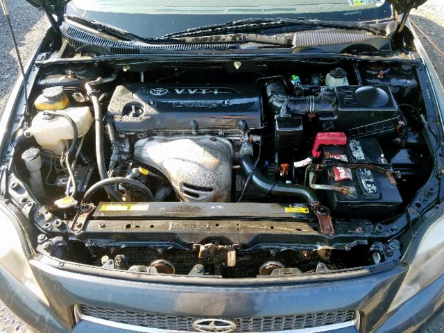 JTKDE167850017447 - 2005 TOYOTA SCION TC GRAY photo 7