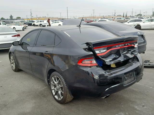 1C3CDFBH7DD150374 - 2013 DODGE DART SXT BLACK photo 3