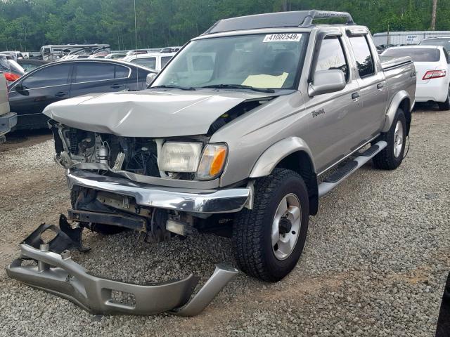 1N6ED27Y6YC395682 - 2000 NISSAN FRONTIER C TAN photo 2