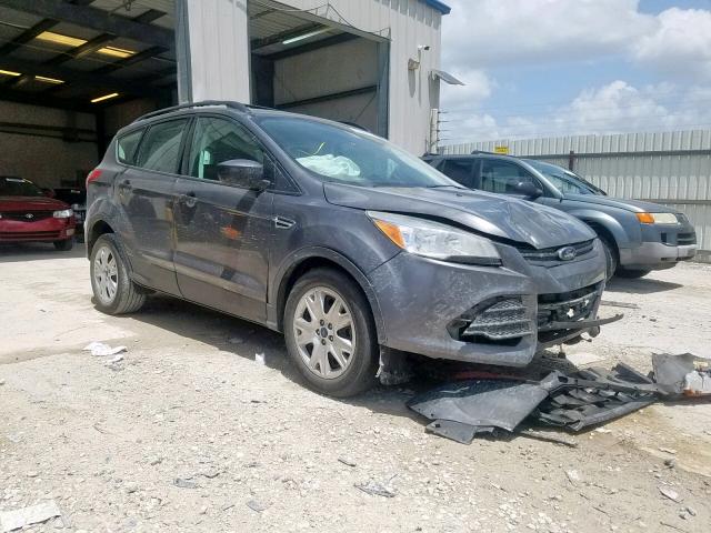 1FMCU0F75EUB29305 - 2014 FORD ESCAPE S GRAY photo 1