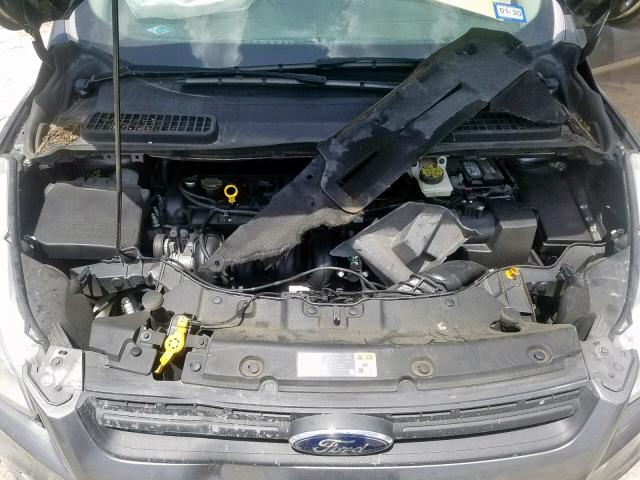 1FMCU0F75EUB29305 - 2014 FORD ESCAPE S GRAY photo 7