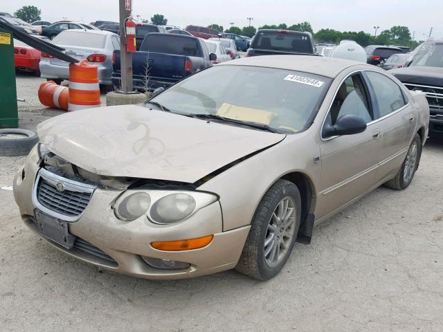 2C3HE66G52H144612 - 2002 CHRYSLER 300M CREAM photo 2