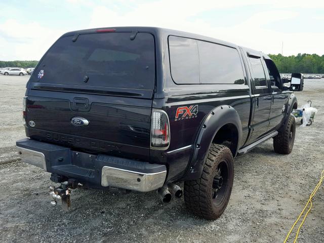 1FT7W2BT5FEA07358 - 2015 FORD F250 SUPER BLACK photo 4