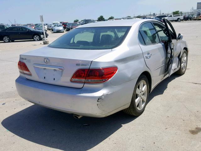 JTHBA30G465150403 - 2006 LEXUS ES 330 SILVER photo 4