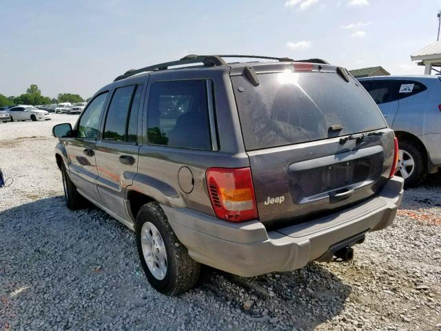 1J4G248S8YC329815 - 2000 JEEP GRAND CHER GRAY photo 3