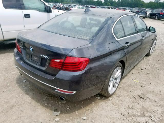 WBA5B3C57FD545572 - 2015 BMW 535 XI GRAY photo 4