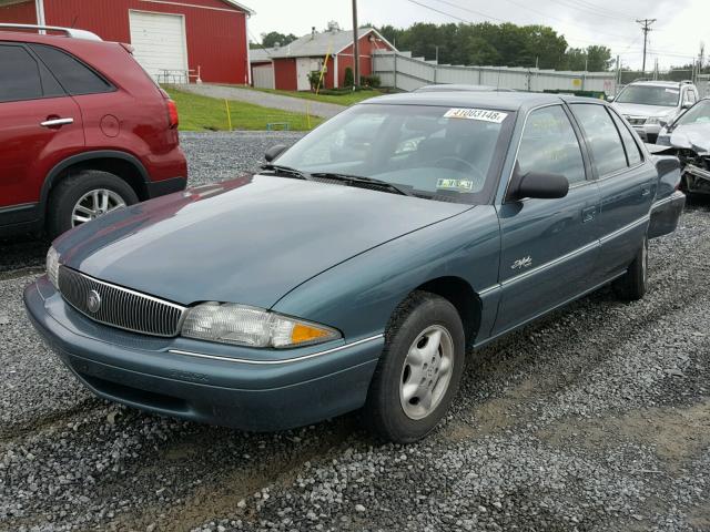 1G4NJ52M5TC417421 - 1996 BUICK SKYLARK GR TEAL photo 2