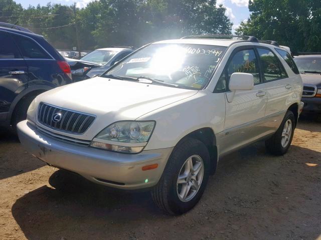 JTJHF10U620247999 - 2002 LEXUS RX 300 WHITE photo 2