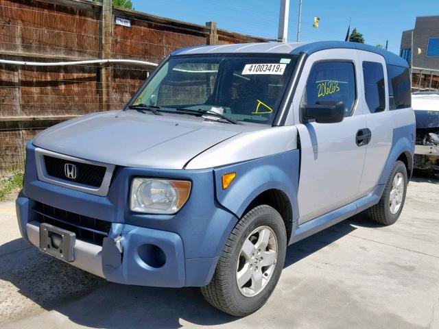 5J6YH27625L026634 - 2005 HONDA ELEMENT EX SILVER photo 2