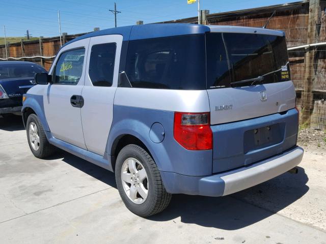 5J6YH27625L026634 - 2005 HONDA ELEMENT EX SILVER photo 3