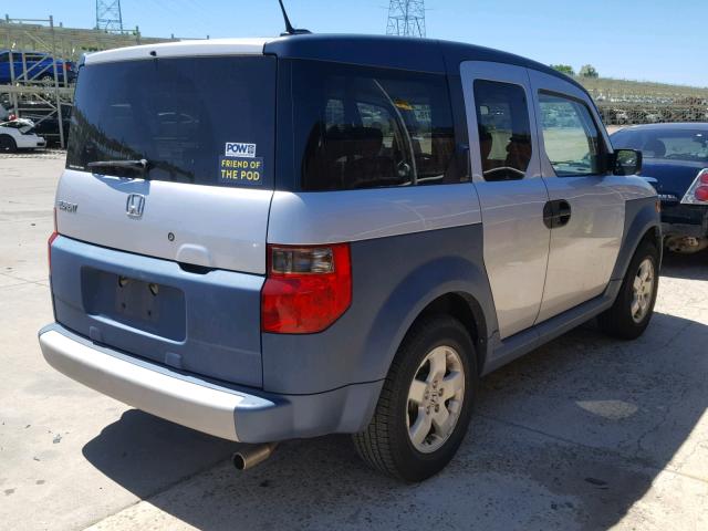 5J6YH27625L026634 - 2005 HONDA ELEMENT EX SILVER photo 4