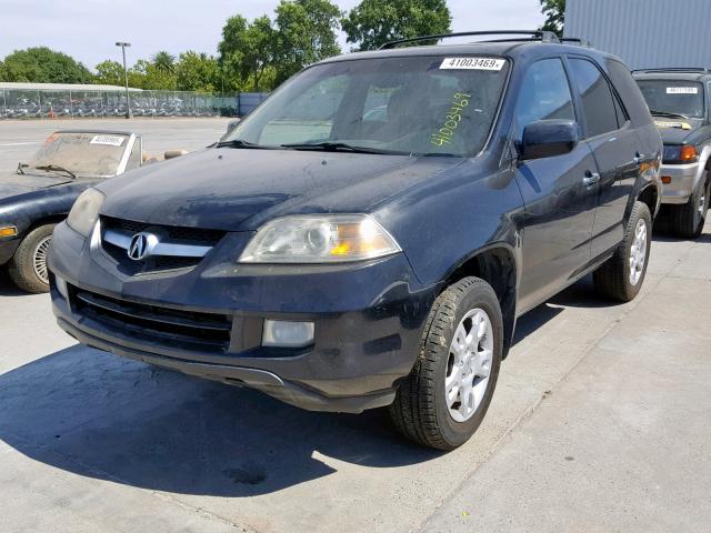 2HNYD18994H556061 - 2004 ACURA MDX TOURIN BLACK photo 2