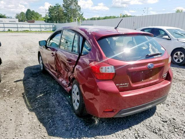 JF1GPAA67G9212635 - 2016 SUBARU IMPREZA RED photo 3