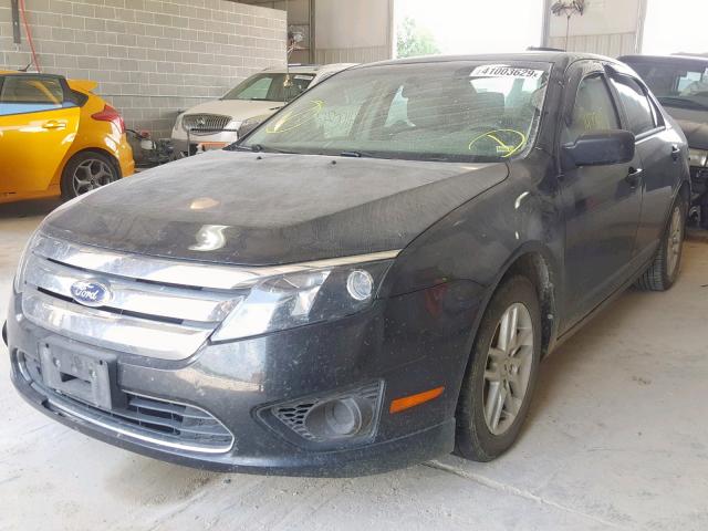 3FAHP0GAXCR258968 - 2012 FORD FUSION S GRAY photo 2