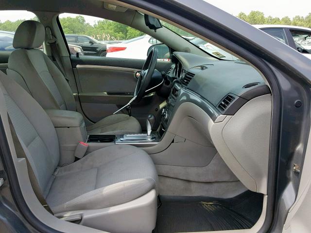 1G8ZS57N97F129839 - 2007 SATURN AURA XE GRAY photo 5